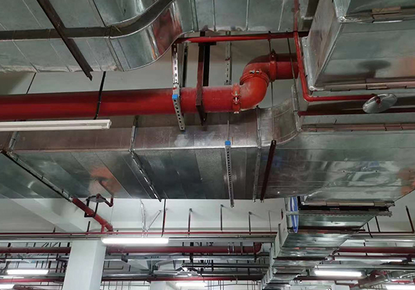 消防排煙風(fēng)管(安裝效果圖)